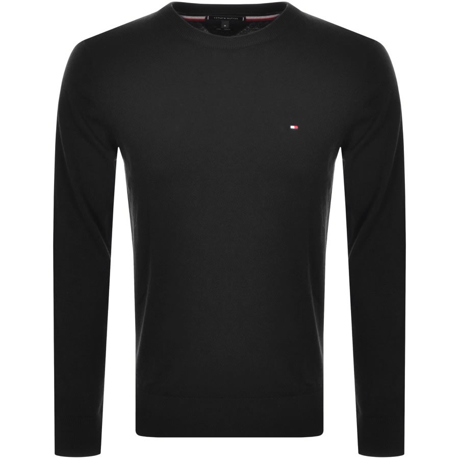 Alternative Image for ProductTommy Hilfiger Crew Neck Knit Jumper Black1